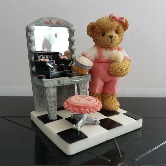 Vintage 2001 Cherished Teddies CT013 Maxine D'Face Member's Only Bear Figurine - Picture 1 of 4